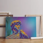 tela david di michelangelo con telaio