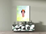 frida kahlo ritratto colorful art