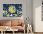 Van Gogh - Notte Stellata con Luna - immagine 2