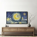 notte stellata con luna van gogh