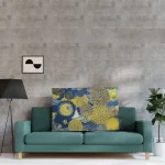 tela notte stellata di van gogh in stile futurista