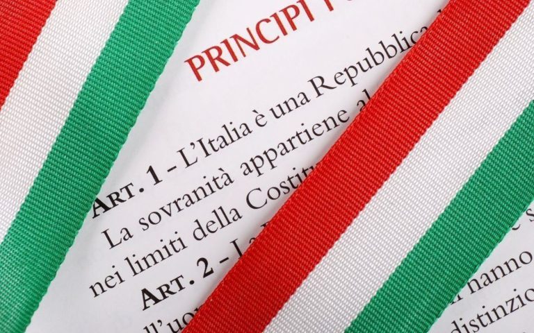 Carta della Costituzione italiana