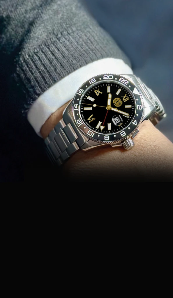 orologio dante al polso