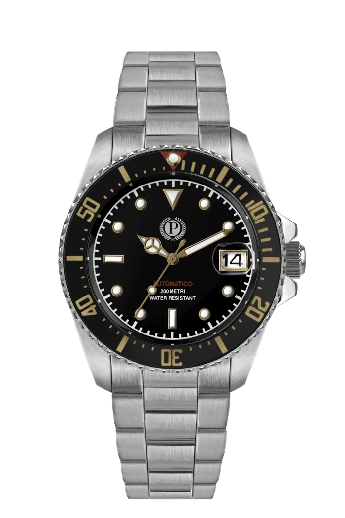 orologio salvador dalì quadrante nero e oro